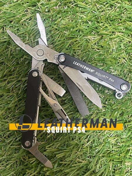 LEATHERMAN SQUIRT PS4 Black レザーマン マルチツール ツールナイフ マルチプライヤー 