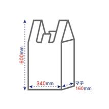 オルディ レジ袋 50号 3L 半透明 100枚入 コンビニ袋 テイクアウト 取っ手付き ポリ袋 手提げ袋 エプロンブロック EB-N50-10_画像4