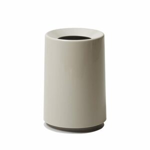 ideaco (イデアコ) ゴミ箱 丸形 6L 直径20高さ30cm TUBELOR sand white (チューブラー サンドホワイト)