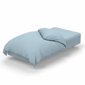 offtime[ off time ].. futon cover cotton Like cloth blue single 150×210cm soft ...... all season washing machine O