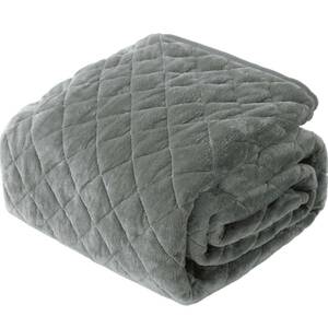 mofua bed pad double winter mofua warm .. suddenly bed blanket gray .... microfibre ...50010313