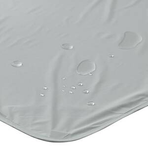 AQUA waterproof Flat sheet light gray wide King anti-bacterial deodorization mites passing Zero waterproof sheet mattress sheet bedcover NICE GUAR