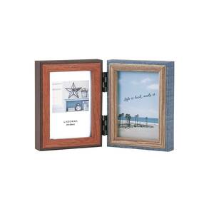 LADONNA photo frame photograph length AVANTI DF85-S2D-NV 1/2L 2 surface navy 