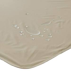 AQUA waterproof Flat sheet beige wide King anti-bacterial deodorization mites passing Zero waterproof sheet mattress sheet bedcover NICE GUARD+