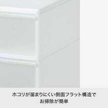 ライクイット (like-it) キッチン 収納 すき間収納 引出し ラグドロワ スリム 3段 ブラウン 幅17x42.2x64cm LDS-3_画像4