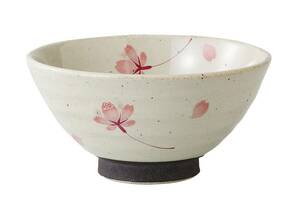 有田焼 茶碗 飯碗 小 直径 12 cm 桜の舞 桃色 65408