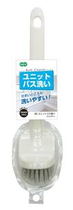 オーエ バスブラシ 幅27cm×奥行6.2cm×高さ7.2cm BC ユニットバス洗い ハンディ 風呂掃除 ホワイト