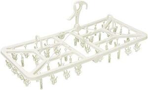 o-e laundry clotheshorse hanger white 48 clothespin length 34× width 76.5× height 35cm HOS folding type angle hanger 