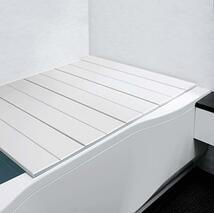 オーエ コンパクト 風呂ふた アイボリー 幅75×長さ160.5cm ネクスト 超薄型 スリム設計 防カビ L-16_画像4