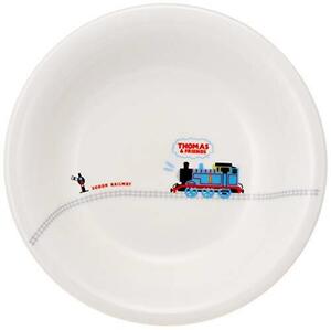 「 きかんしゃトーマス 」 線路 フルーツ皿(深 皿) 直径15cm 子供用 食器 白 662112