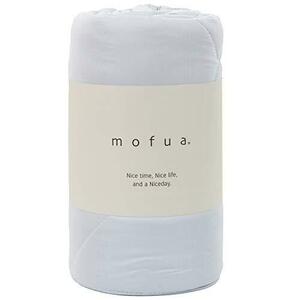 アクア(AQUA) mofua(モフア) 掛け布団 肌掛け キルトケット グレー セミダブル ふんわり 雲に包まれる やわらか 極細 ニット生地