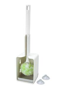 Sanko sun ko- soft toilet brush case attaching water only also dirt ..... special fiber scratch . attaching difficult slim green surprised fresh 