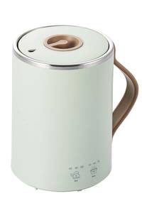 エレコム マグカップ型電気なべ 電気ケトル 350mL Cook Mug クックマグ 【 湯沸かし 煮込み 温度調節 タイマー付き 保温 】 ス