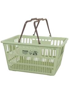 ... shopping basket Snoopy 3 number SS basket pistachio basket storage case toy box Mini size eko basket made in Japan storage lightly 