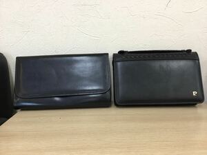 【12501】クラッチバッグ　セカンドバッグ　通帳ケース　財布代わりに　2個セット　フォーマルバッグ　