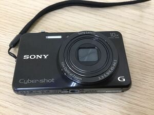 【12084】SONY Cyber-shot ソニー サイバーショット コンパクト デジタルカメラ デジカメ 黒　ブラック　充電器なし