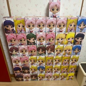 49 piece set [ unopened ] Sailor Moon prize figure Qposket large amount summarize ma-z....