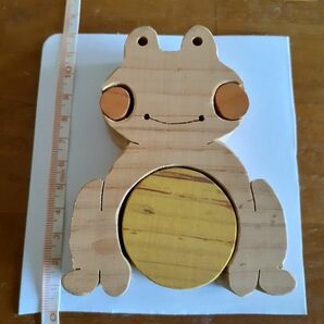 木製 パズル カエル 型はめパズル 玩具 おもちゃ 知育玩具 かわいい 木製パズル 