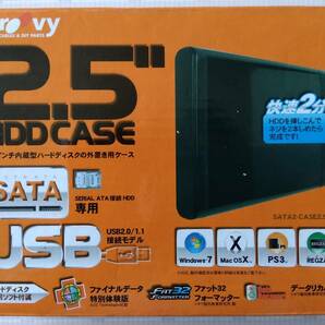 【ジャンク品】2.5インチ HDD CASE 内蔵型ディスクの外置き用ケースの画像1