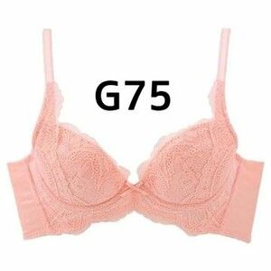 グラモアブラ G75 普段F75の方向け パウダーピンク ぶら ブラジャー 自胸に寄り添う育乳ブラ 