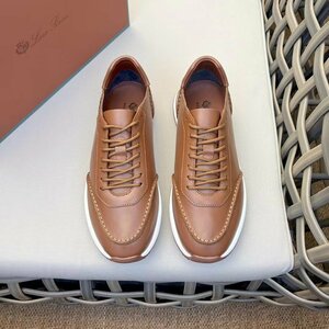 Loro Piana　ロロピアーナ　靴　メンズ　スニーカー　レザー　牛革　秋冬新品　39-44　サイズ選択可能　2720