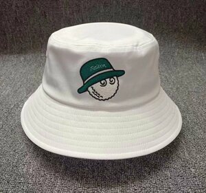 新品 Malbon　マルボン　ハット　帽子　サンバイザー 男女兼用　ゴルフ　キャップ 　バイザー 　ホワイト　