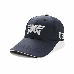 新品　PXG　ゴルフ　キャップ　ハット　サンバイザー　帽子　男女兼用　フリーサイズ　ネイビー