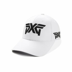 新品　PXG　ゴルフ　キャップ　ハット　サンバイザー　帽子　男女兼用　フリーサイズ　ホワイト