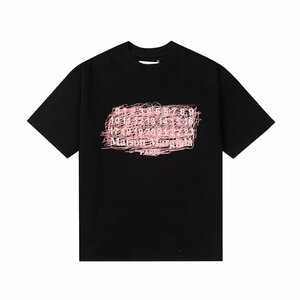 送料無料　Maison Margiela マルタンマルジェラ　Tシャツ　半袖　文字ロゴ　イラスト　男女兼用　S-XL　サイズ選択可能　MM6　3521