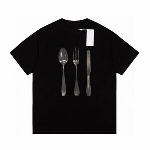 送料無料　Maison Margiela マルタンマルジェラ　メンズ　Tシャツ　半袖　イラスト　S-XL　サイズ選択可能　MM6　3537