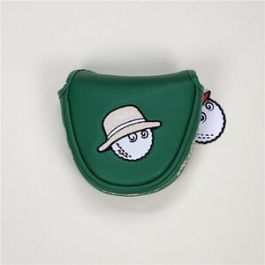 新品　Malbon　Putters cover　ゴルフ パター カバー　 ヘッドカバー ドライバー　マグネット付きヘッドカバー　ピン型 　グリーン