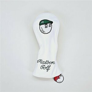 新品　Malbon　Putters cover　ゴルフ パター カバー　DW専用 　ヘッドカバー ドライバー　ヘッドカバー　ピン型 　ホワイト　0275