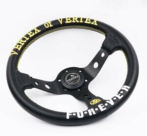 レース専用　車ハンドル Vertex 13インチ　高さ9cm ステアリング スポーツステアリングホイール ドリフト zd182