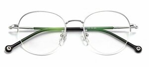 送料無料　超軽量　タテ眼鏡　レンズ交換可能 メガネフレーム　フルリム　金属フレーム　男女兼用　 sc0265
