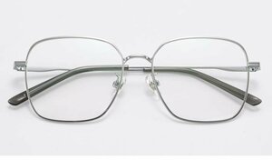 送料無料　メガネフレーム　金属フレーム　超軽量　フルリム　タテ眼鏡　レンズ交換可能　ブルーライトカット　男女兼用　 sc0161
