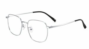 送料無料　超軽量　タテ眼鏡　レンズ交換可能　メガネフレーム　金属フレーム　フルリム　ブルーライトカット　男女兼用　 sc0195