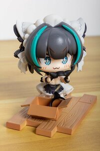 未使用　アズールレーン JUUs 柴郡 猫耳　メイド　キュート　PVC製　完成品　新品　9cm