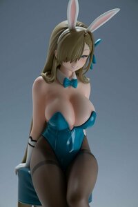 未塗装　未組立　ブルーアーカイブ　バニーガール　いちのせ　樹脂パーツ フィギュア　ガレージキット レジン キット　ロングヘア