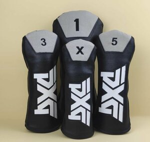 PXG ゴルフ　 カバー　ヘッドカバー　1+3+5+UT4点セット ブラック