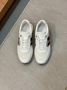 美品！　BALLY　バリー　スニーカー　スポーツ　メッシュ　レザー　牛革　靴　シューズ　39-44　サイズ選択可能　3980