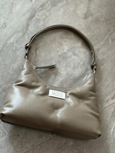 Maison Margiela hobobag トートバッグ　羊革　ホワイト グレー　展示品