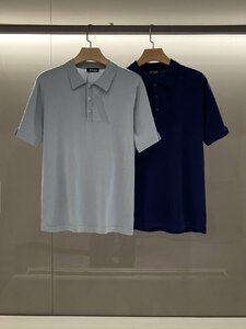 送料無料　キトン　KITON　メンズ　ポロシャツ　POLO　Tシャツ　文字　半袖　ビジネス　48-54　サイズ選択可能　4476