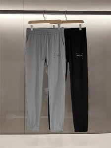 Maison Margiela マルタンマルジェラ メンズ　パンツ　ズボン　スラックス　薄型　ゴムウエスト　M-3XL　サイズ選択可能　MM6　グレー 4252
