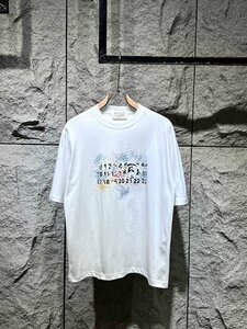 送料無料　Maison Margiela マルタンマルジェラ　メンズ　Tシャツ　半袖　イラスト　数字　XS-L　男女兼用　サイズ選択可能　MM6　4026