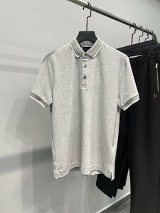送料無料　ブルネロクチネリ　BRUNELLO CUCINELLI メンズ　ポロシャツ　半袖　Tシャツ　ロゴ　ビジネス　M-3XL　サイズ選択可能　4443