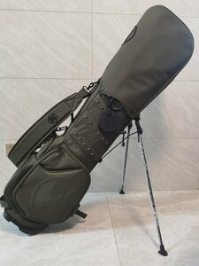 G/4 G/FORE caddy bag 9 дюймовый PU Laser 4kg новый товар не использовался товар подставка 5 раздел черный 581