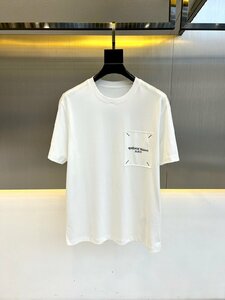 送料無料　Maison Margiela マルタンマルジェラ　メンズ　Tシャツ　丸首　半袖　ポケットロゴ　M-4XL　サイズ選択可能　MM6　4028
