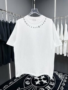 送料無料　Maison Margiela マルタンマルジェラ メンズ　Tシャツ　半袖　無地　文字ロゴ　S-XL　サイズ選択可能　MM6　4465