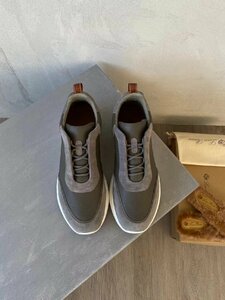 Loro Piana　ロロピアーナ　靴　メンズ　スニーカー　レザー使用　牛革使用　秋冬新品　39-46　サイズ選択可能　2726