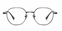 送料無料　メガネフレーム　金属フレーム　超軽量　フルリム　タテ眼鏡　レンズ交換可能　ブルーライトカット　男女兼用　 sc0158_画像1